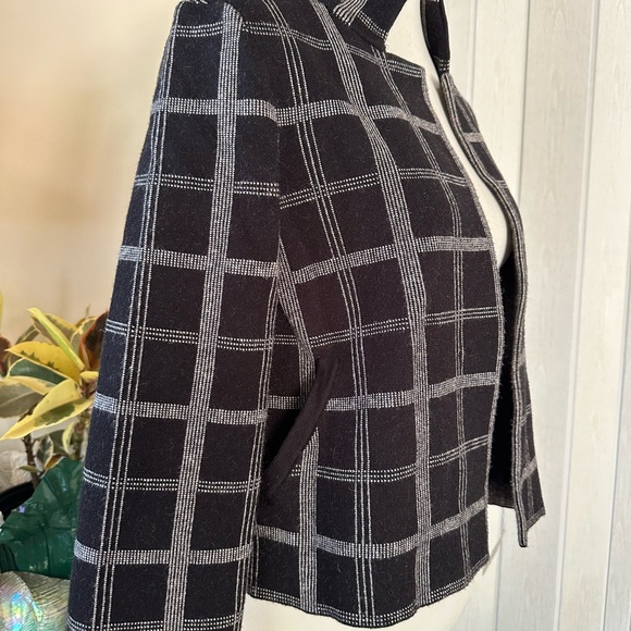 Moth Jacket XS Black/White Windowpane Plaid - Picture 4 of 11
